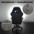 Silla Gamer Reclinable Reforzada Apoyapies Comoda Premium Ax Silla Gamer Reclinable Reforzada Apoyapies Comoda Premium Ax