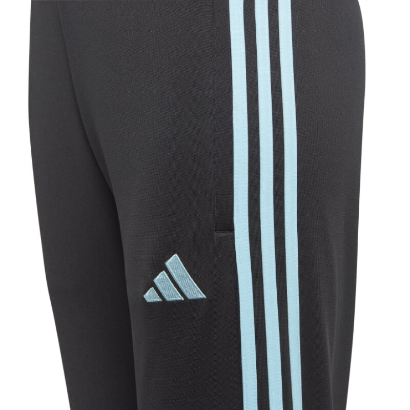 Pantalón Adidas Tiro 23 de Niños - IL9557 Negro-celeste