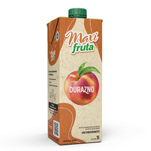 Maxi Fruta Jugo Durazno 1l Maxi Fruta Jugo Durazno 1l
