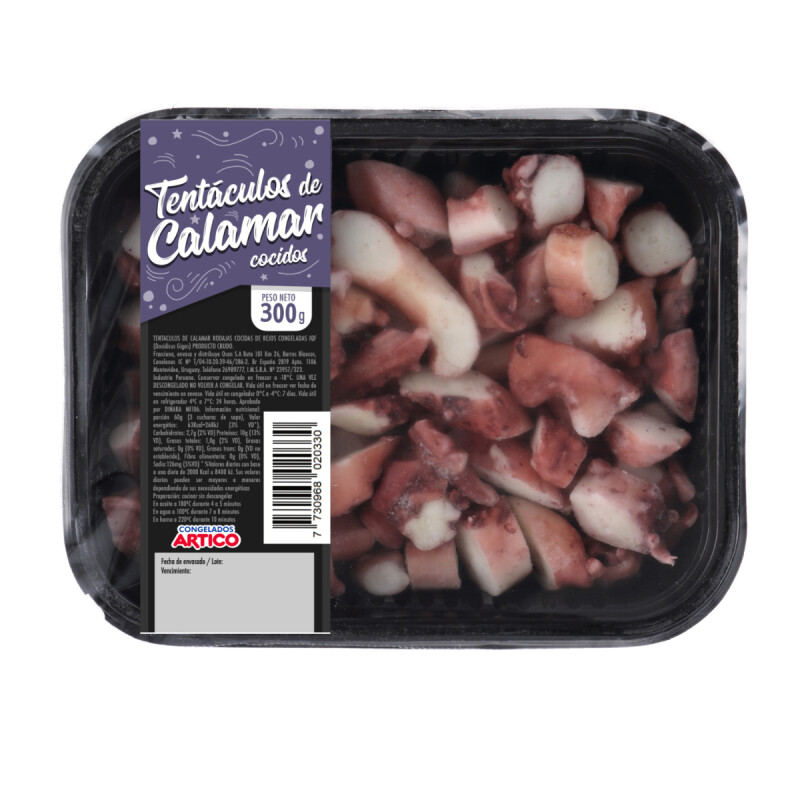 TENTACULOS DE CALAMAR COCIDOS - 300 grs Tentaculos De Calamar Cocidos - 300 Grs