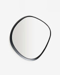 Espejo Tebel de metal negro 67,5 x 74,5 cm