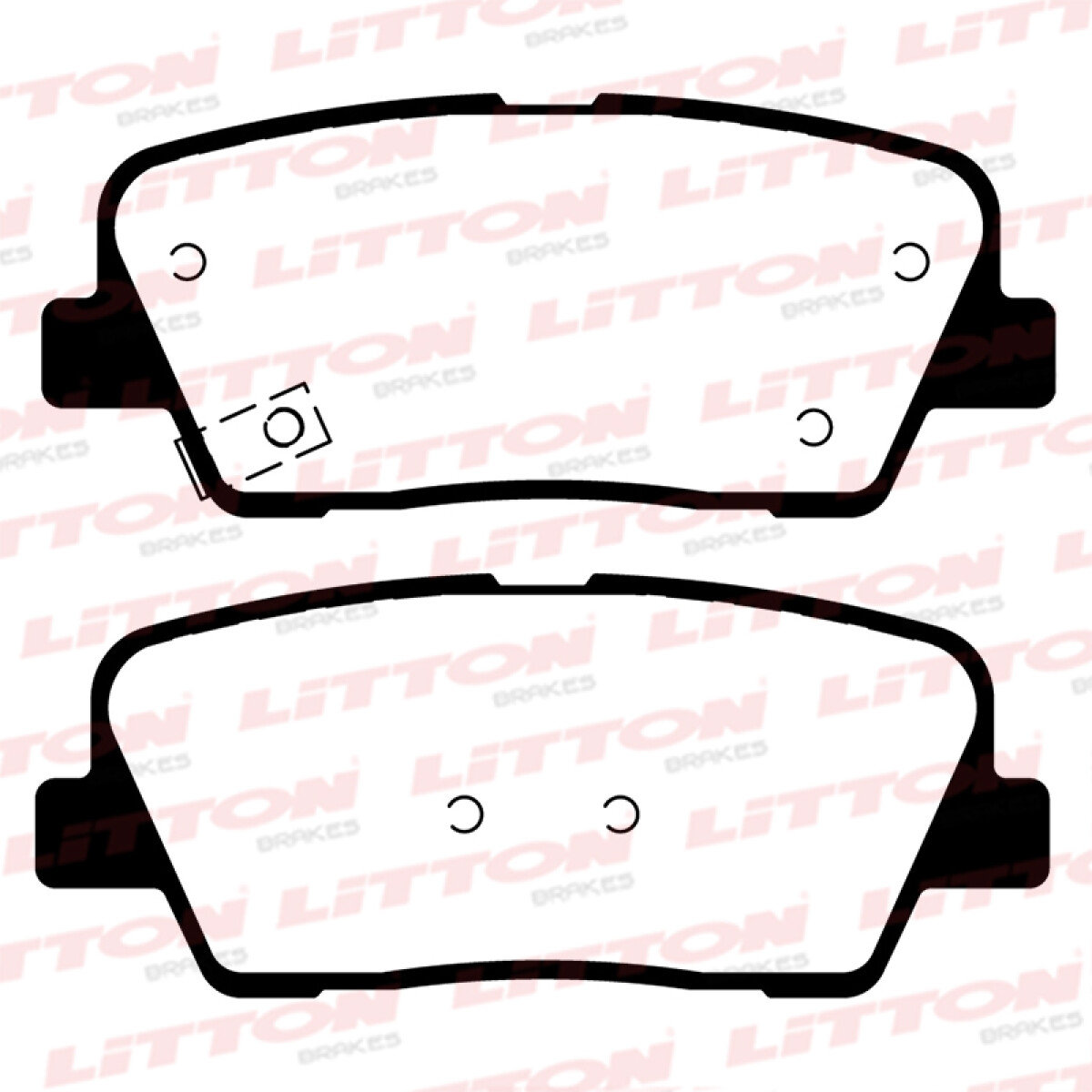 PASTILLAS DE FRENO HYUNDAI TRAS SANTA FE II KIA SORENTO CARNIVAL 06/ MANDO LITTON 