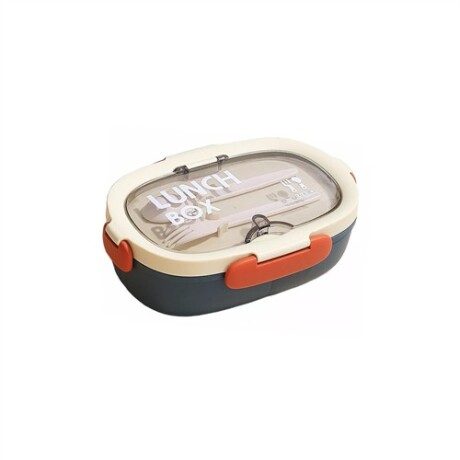 Vianda con cubiertos y divisiones Beige