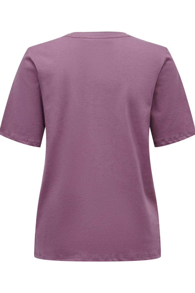 Polera New Básica Orgánica Eggplant