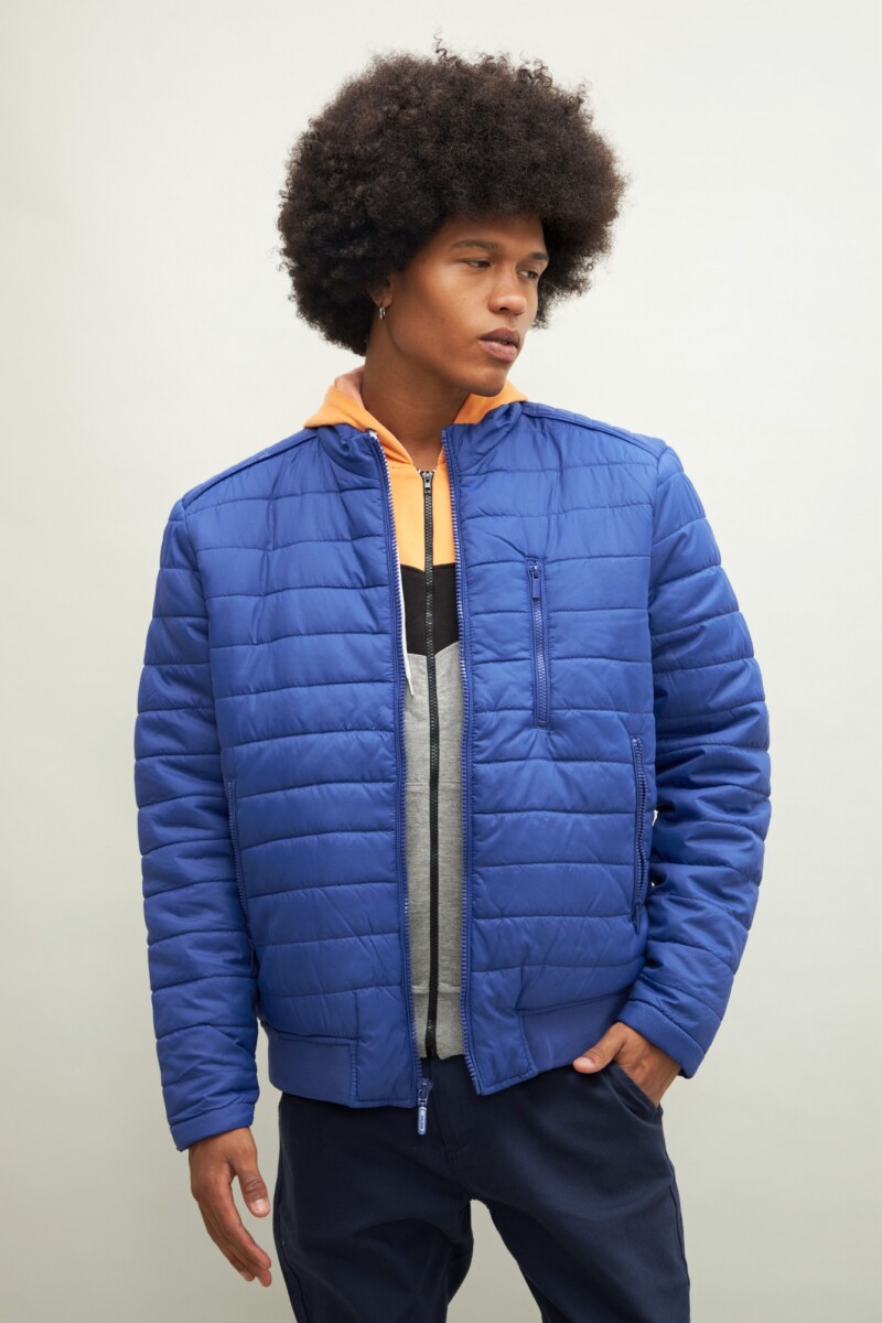 Campera matelaseada AZUL