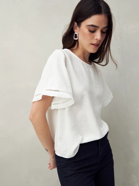 BLUZA D.CASSIN CACTUS BLANCO