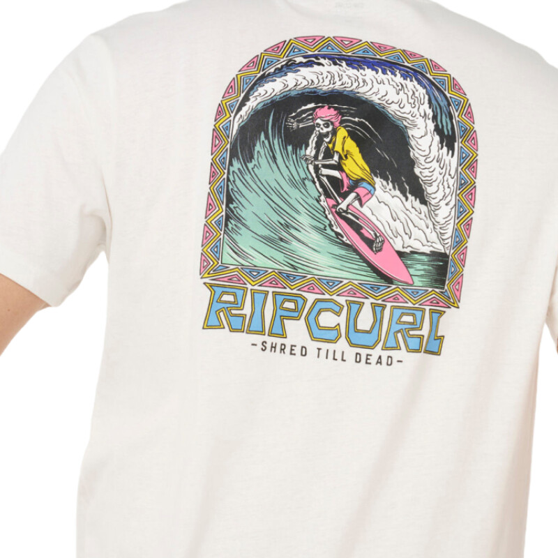 Remera Rip Curl Shredding - Blanco Remera Rip Curl Shredding - Blanco