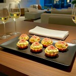 6 Canapés de Palmitos y Jamón 6 Canapés de Palmitos y Jamón