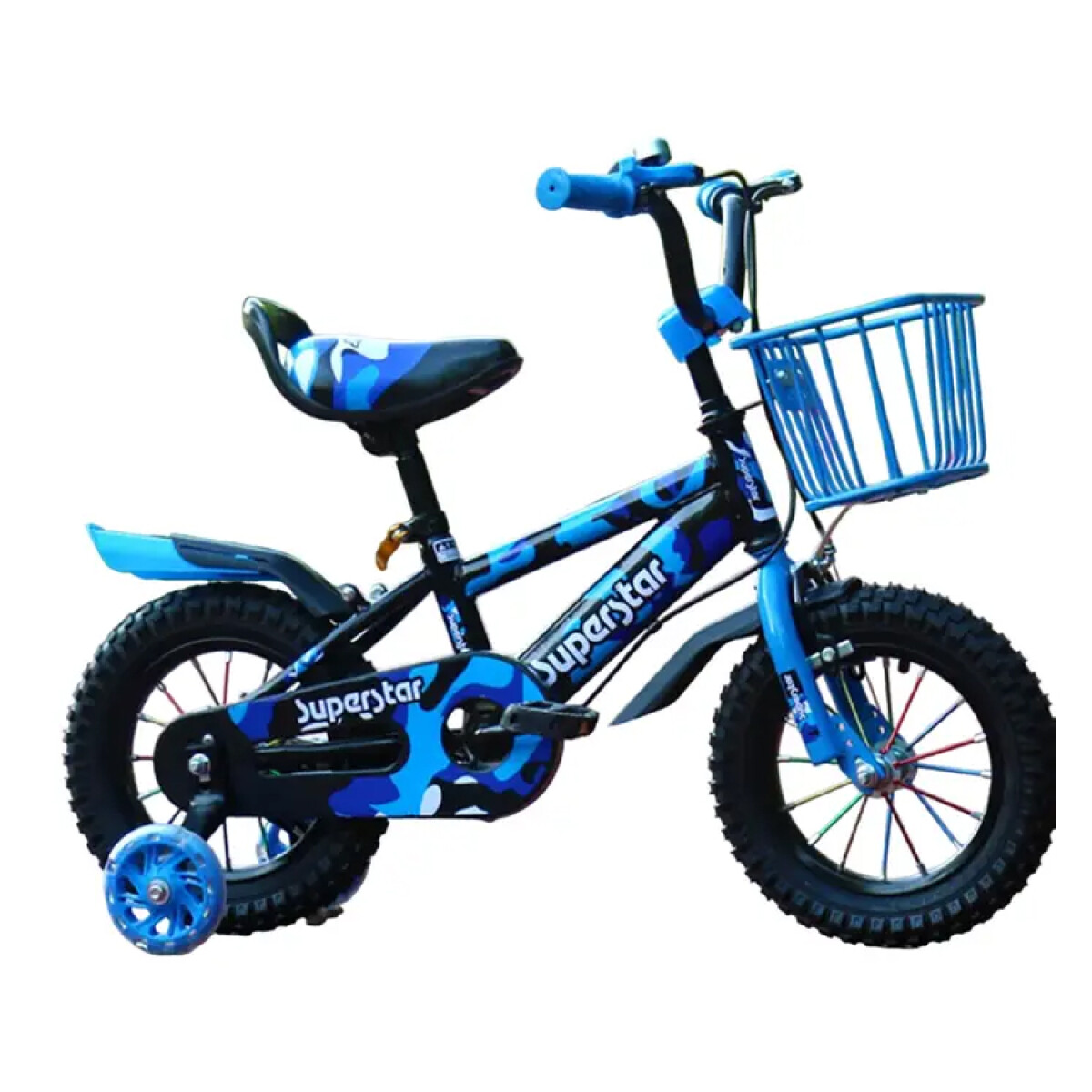 Bicicleta Rodado 16 - Camuflada Azul 