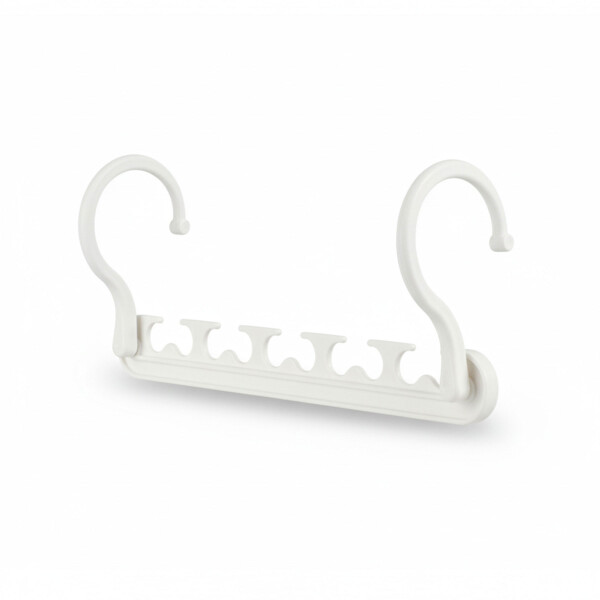 Organizador Perchas Plegable Horizontal Vertical 5 en 1 X2 Color Blanco