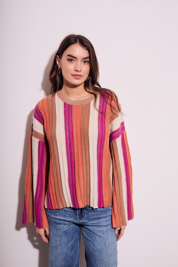 Sweater Rayado Lurex Multi
