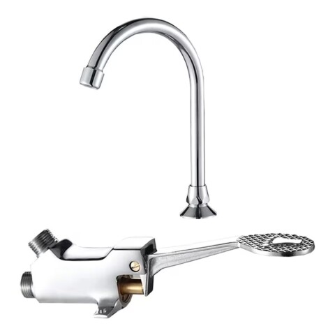 Grifería de lavatorio unitario con válvula de pie completa Cromado Grifería De Lavatorio Unitario Con Válvula De Pie Completa Cromado