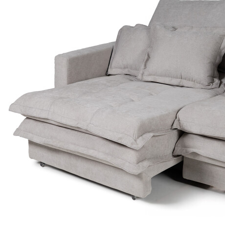 Sofá Cama Winter - Tela Microfibra 12074 (Gris)