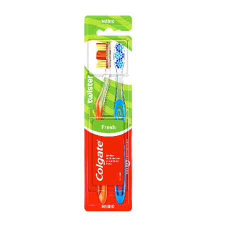 Cepillo De Dientes Colgate Twister Medio 2 U Cepillo De Dientes Colgate Twister Medio 2 U
