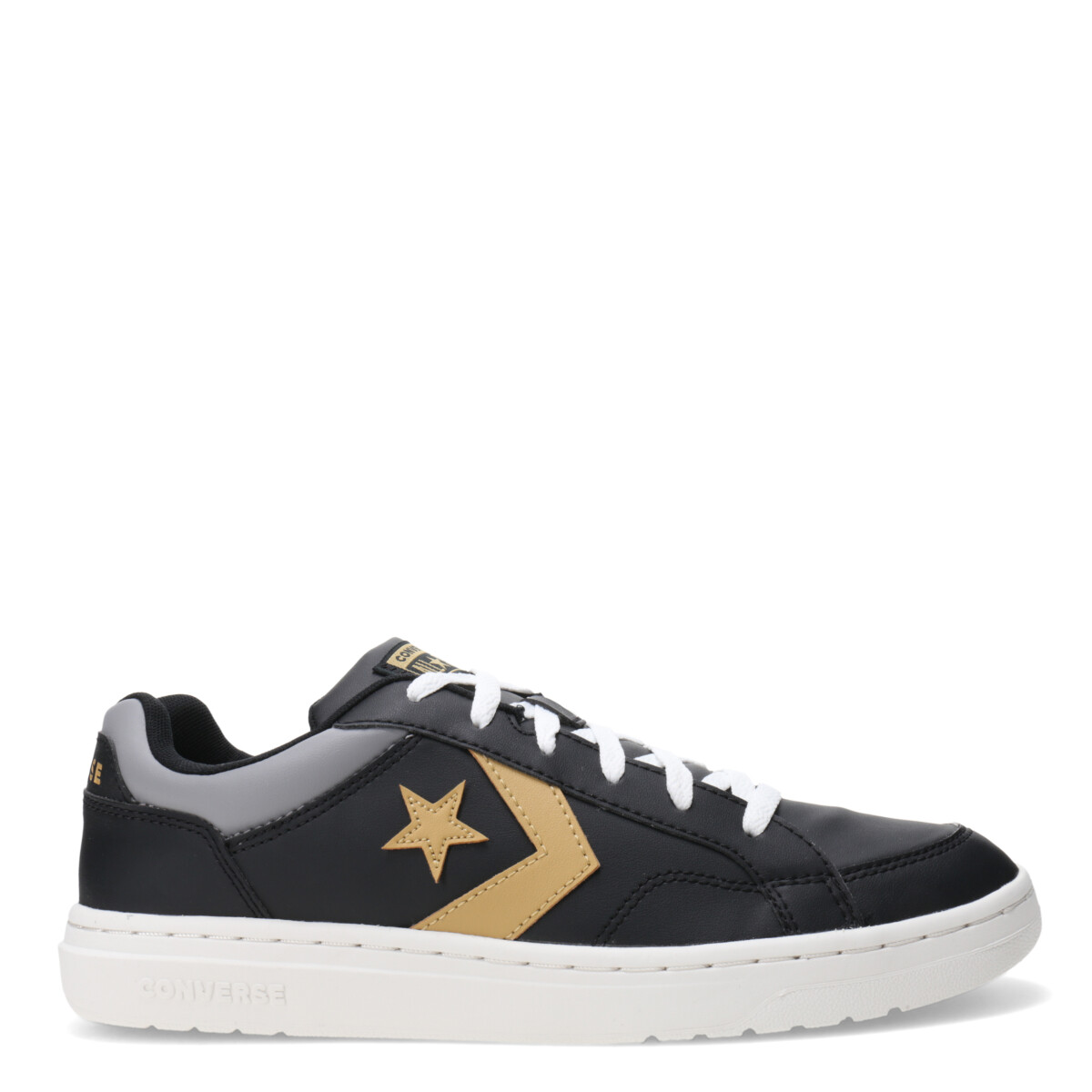 Championes Unisex Converse Pro Blaze V2 Luxe Sport Converse - Negro - Dorado - Gris 