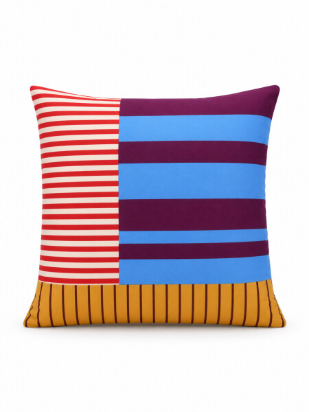 ALMOHADON RAYADO MULTICOLOR
