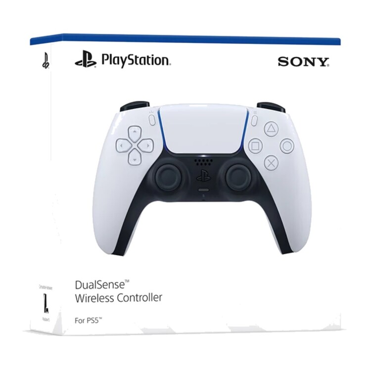 Control Inalámbrico Sony DualSense para PS5 con Gatillos Adaptativos y Respuesta Háptica White