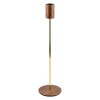 PORTA VELA MARRON/DORADO GDE Unica