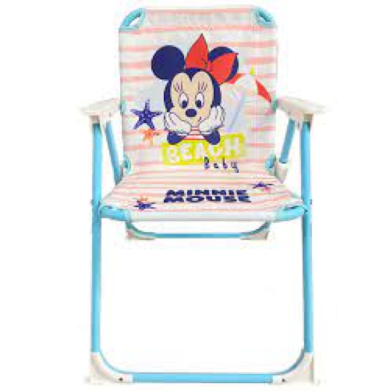 Silla Mickey y Minnie Plegable para Playa - Minnie Silla Mickey y Minnie Plegable para Playa - Minnie