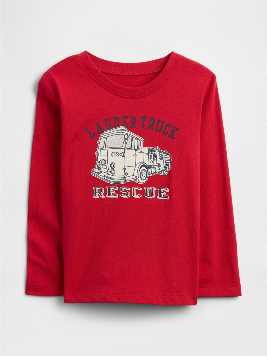 Remera Gràfico Toddler Niño - Modern Red 
