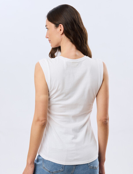 REMERA LISA DE ALGODÓN Blanco