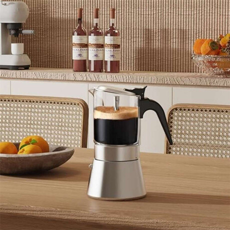 CAFETERA ITALIANA COMBINADA 10T 360ML PLATA VARENNA