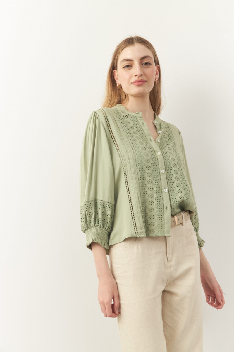 CAMISA ASTRID Verde Hierba