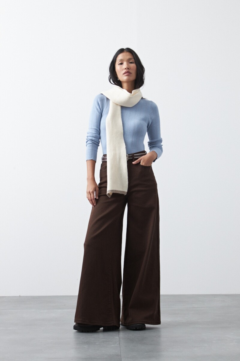 POLERA SELVA Celeste