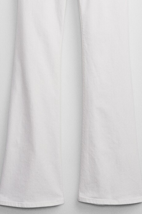 Jean 70S Flare Blanco Mujer Optic White