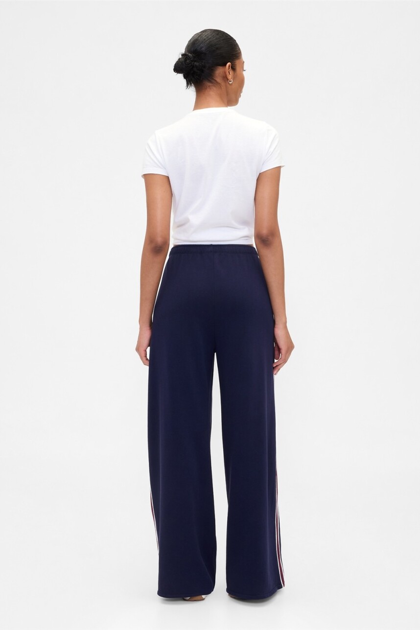 Pantalón Deportivo Super Baggy Mujer Navy Uniform