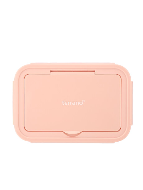 Lunchbox Con Cubiertos Rosado