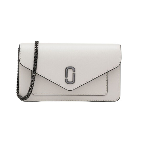Marc Jacobs - Cartera con cadena, LongShot Negro Opaco