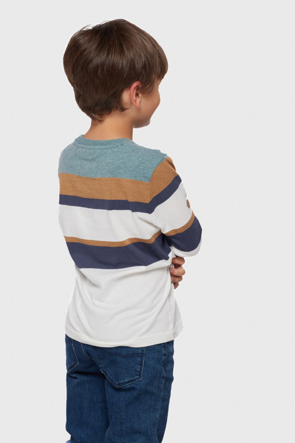 REMERA RAYADA Verde