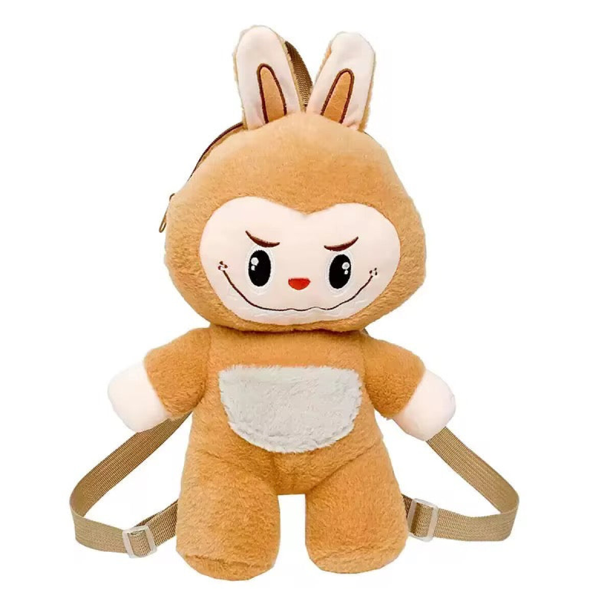 Mochila Peluche Labubu LB-8 42CM - BEIGE 