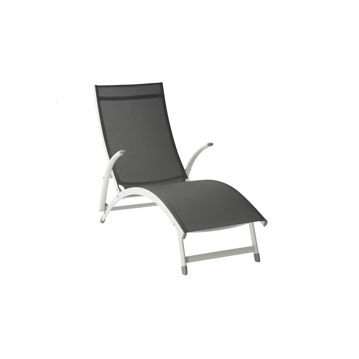 Reposera Aluminio Lounge Steel Grey 