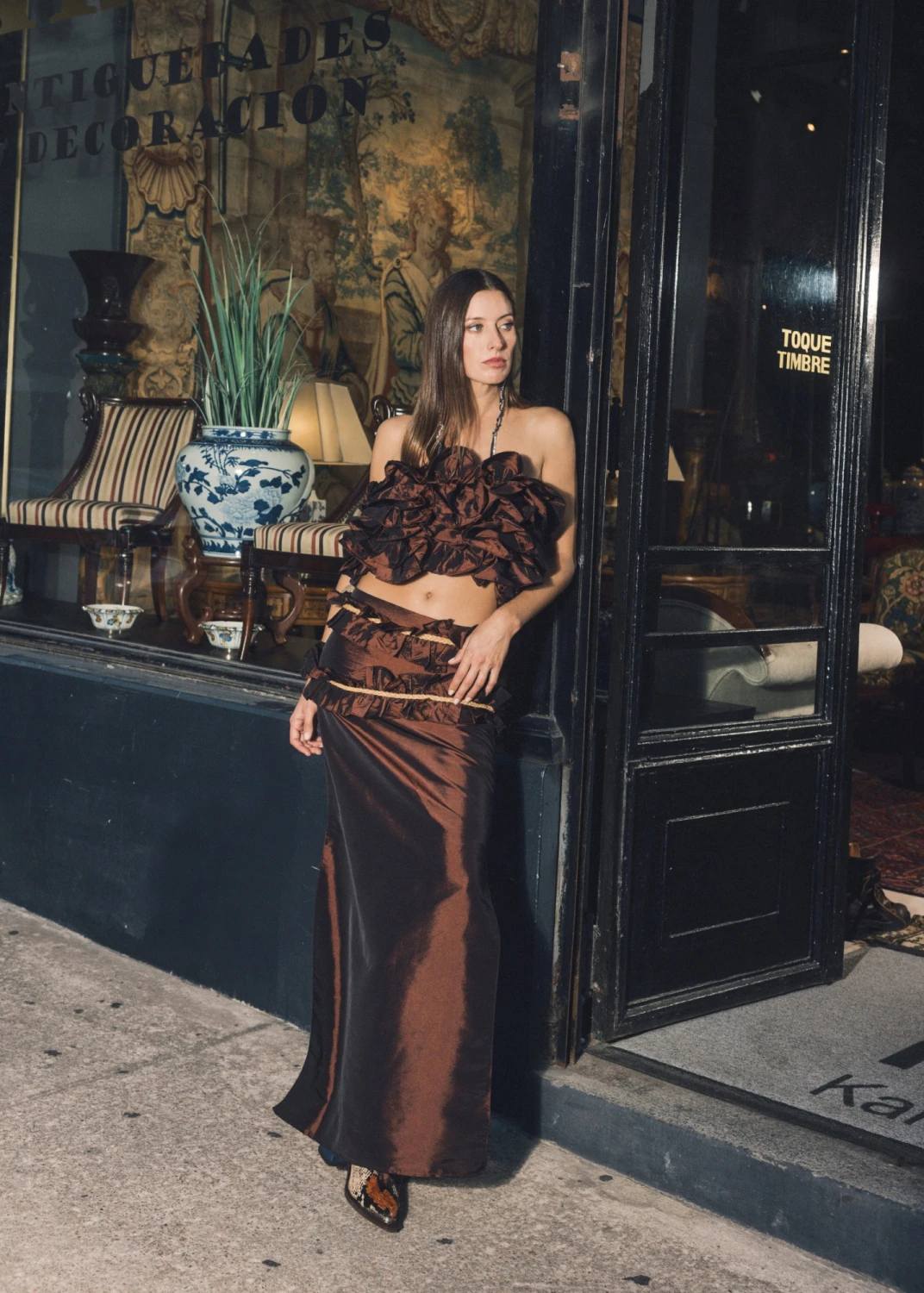 Cabbage Skirt chocolate m