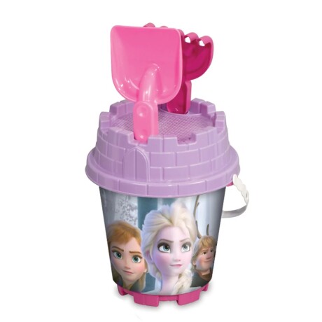 Set De Juego De Playa Redondo 51047 Frozen Con Accesorios ROSADO