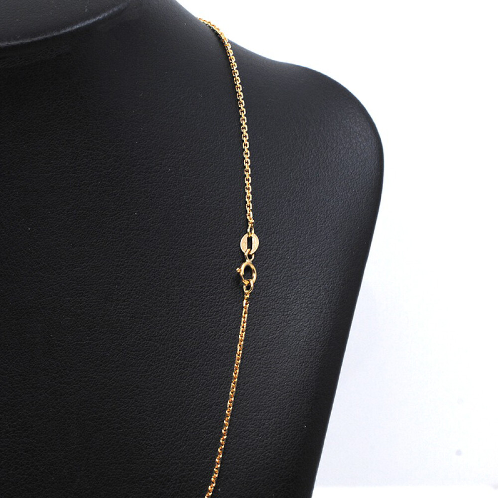 Cadena en oro 18k rosa forcet fina. Largo 40cm Cadena en oro 18k rosa forcet fina. Largo 40cm