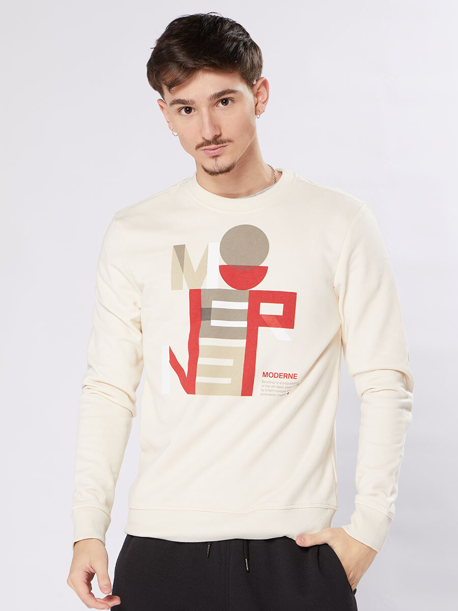 SWEATER MEEP - Crema 