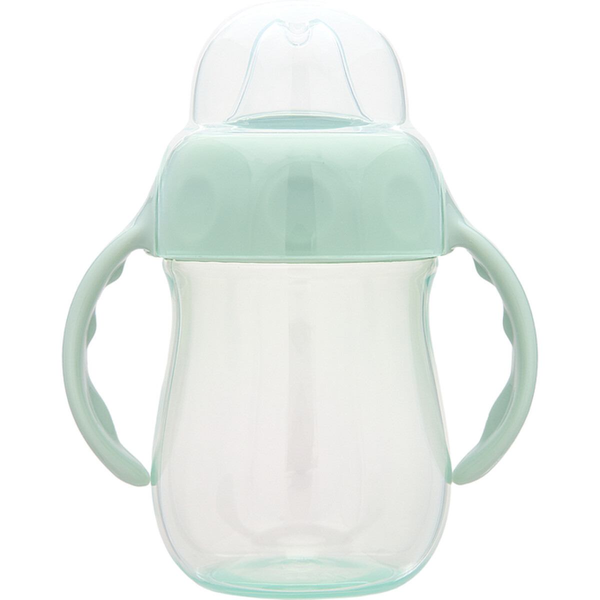 Vaso con boquilla silicona BUBA - verde 