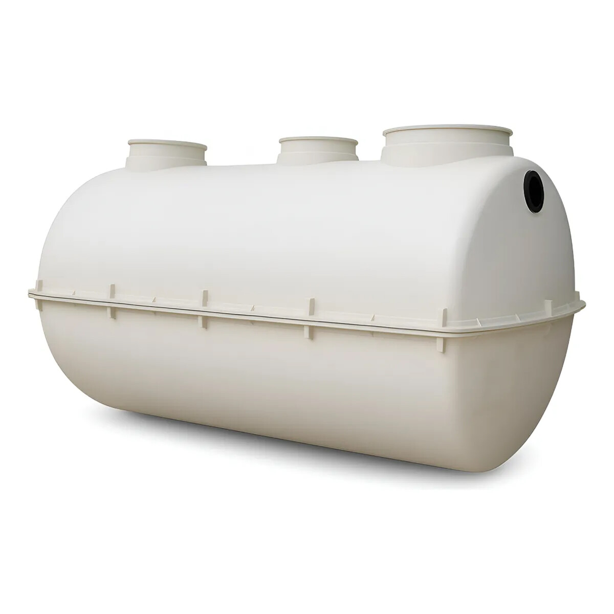 Tanque Fosa Pozo Cámara Séptica Impermeable 2500L 2.50x1 Mts - Color Blanco 