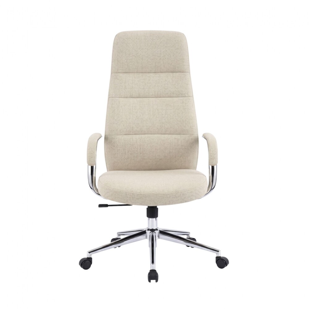 Silla de oficina Cromada 4 Posiciones - Le Mans Gris Claro