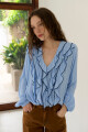 CAMISA AMADIS CELESTE