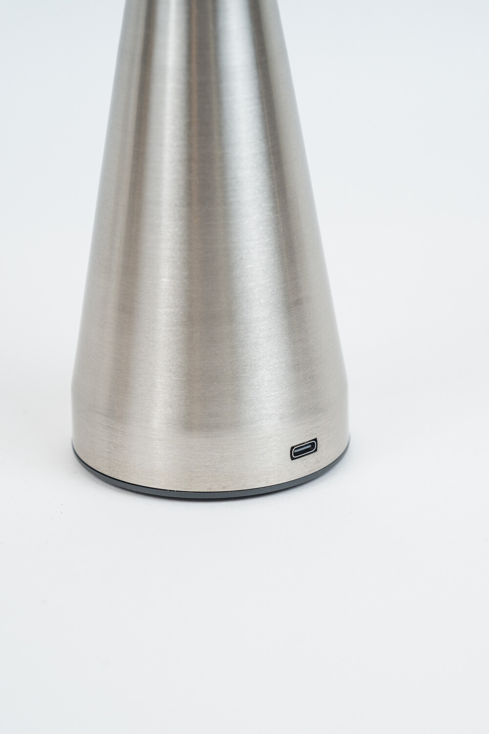 Lampara De Mesa Auma, Touch Usb Plateado