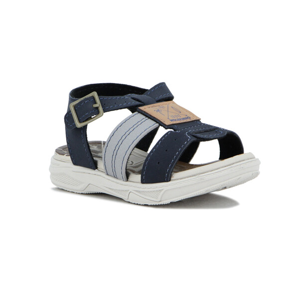 Molekinho Sandalia Casual Infantil Napa Moscou Neo/napa Flot Rust Neo Marino-gris