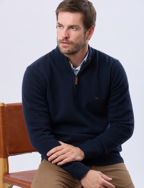 BUZO DE LANA DE ABRIGO Azul