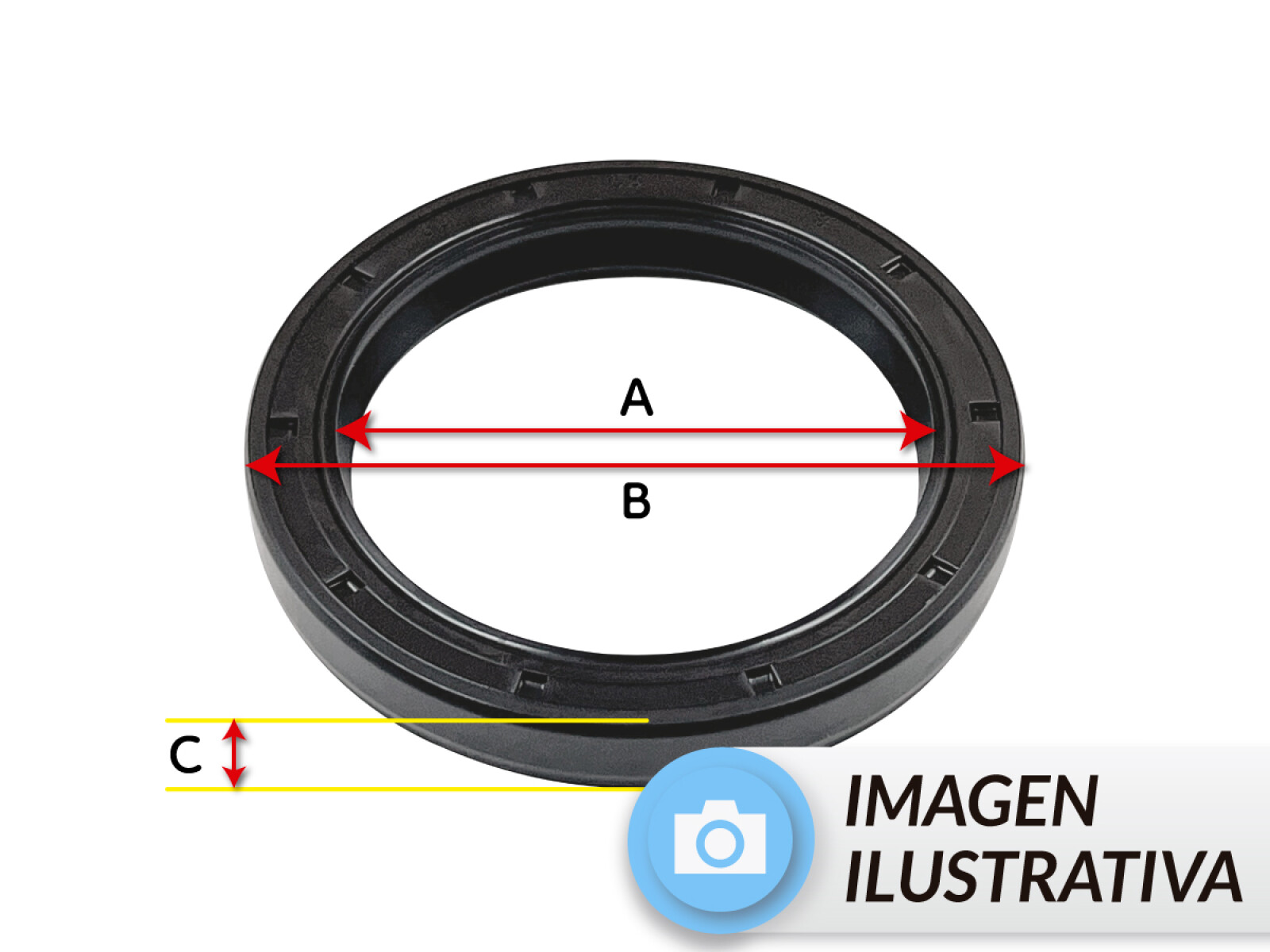 Reten Trasera Interior Chev S10 12-25 