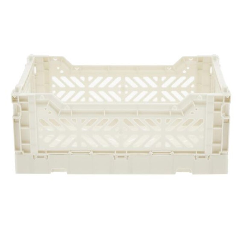 Caja organizadora plegable y apilable Chica White