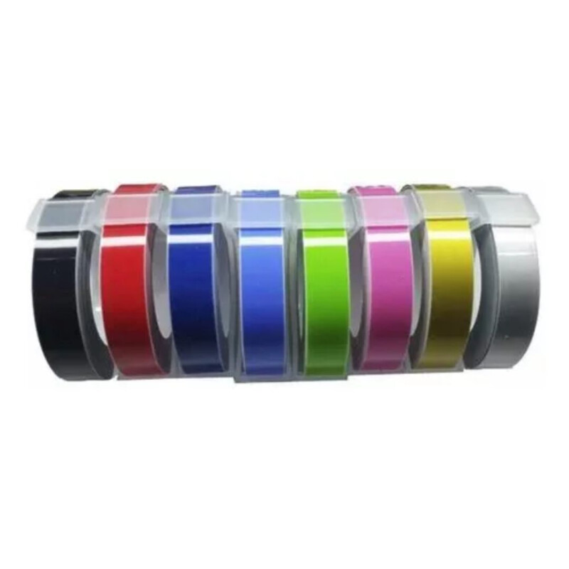 Cinta autoadhesiva motex para rotuladora 9mm X3mts Fucsia