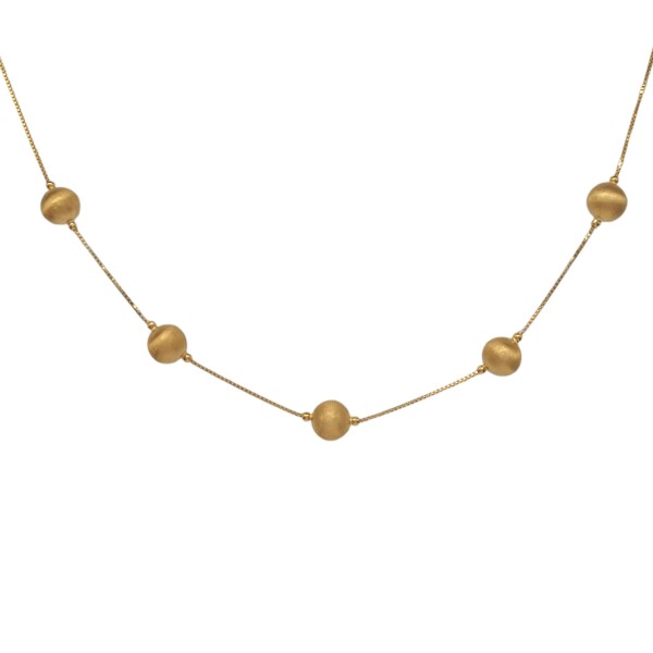 Conjunto Bolitas-Oro bajo-Sin piedra-CJ8024 Sinpiedra